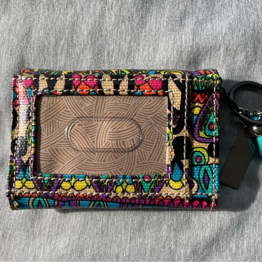 Sakroots Multicolor Patterned Wallet with Keychain - Picture 3 of 11